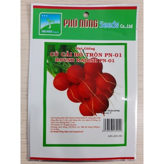 Hạt giống Củ cải đỏ tròn - Gói 5g - Hạt giống Thương hiệu phú nông