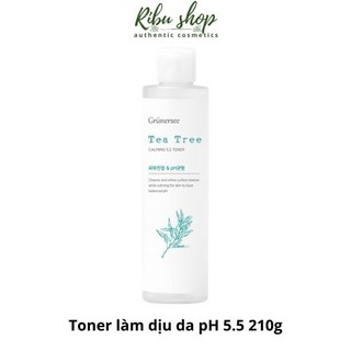 Nước cân bằng da Grunersee Tea Tree Calming 5.5 Toner 210g