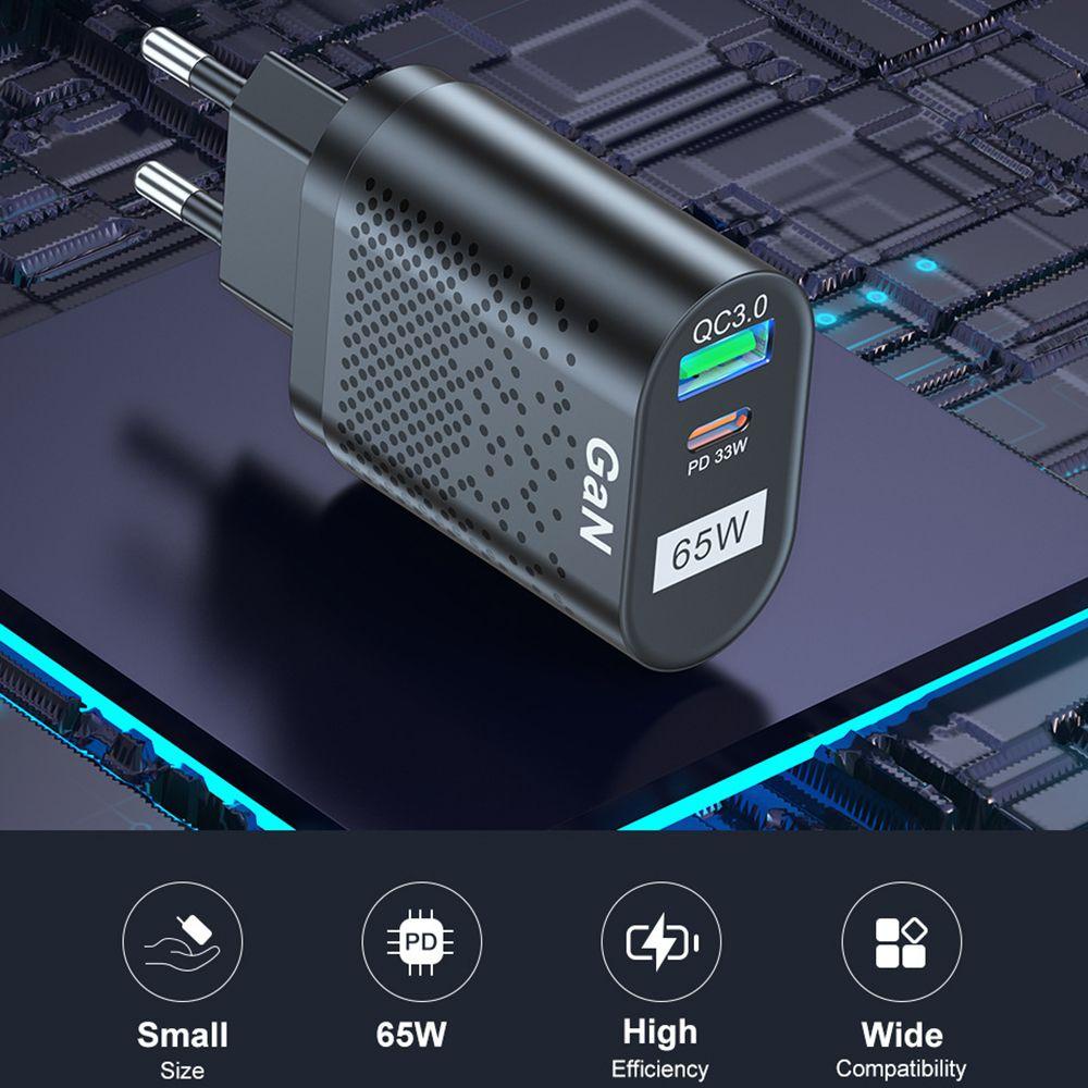 BEBETTERM Tẩu Sạc Nhanh Cổng Type C Kép Cho Huawei Xiaomi Samsung