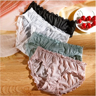 Quần Lót lưới trong suốt sexy, Quần lót lưới cạp thấp viền ren- Hàng Cao cấp