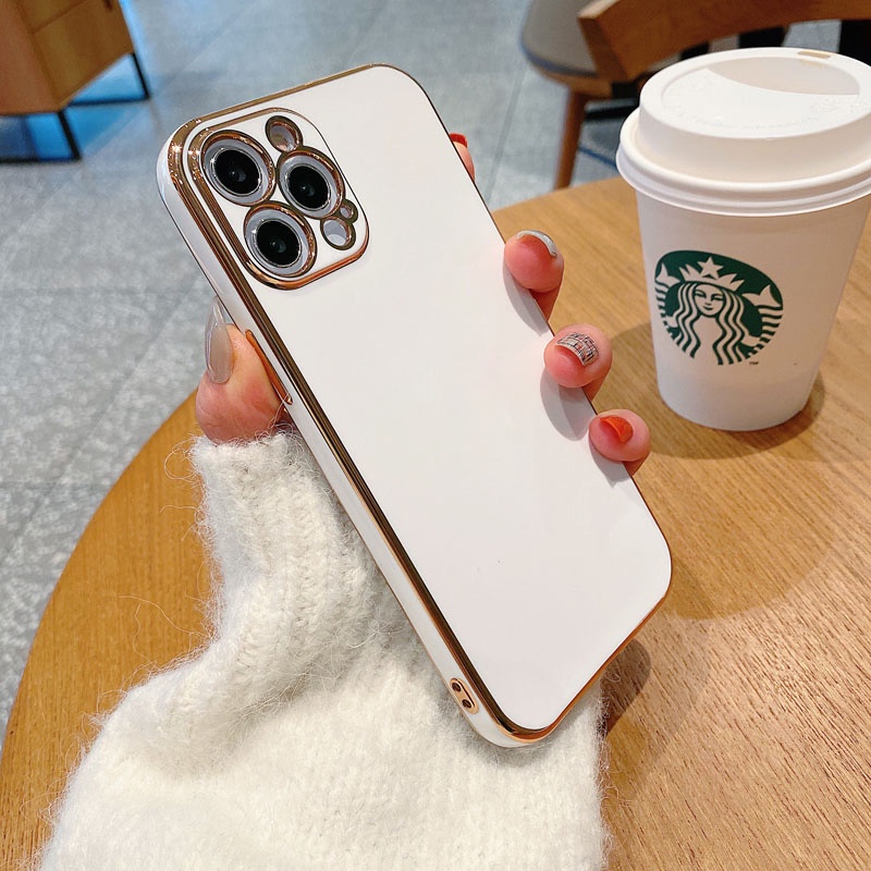 Ốp lưng iphone logo táo viền vuông 6/6plus/6s/6splus/7/7plus/8/8plus/x/xr/xs/11/12/pro/max/plus/promax - Awifi C2-4