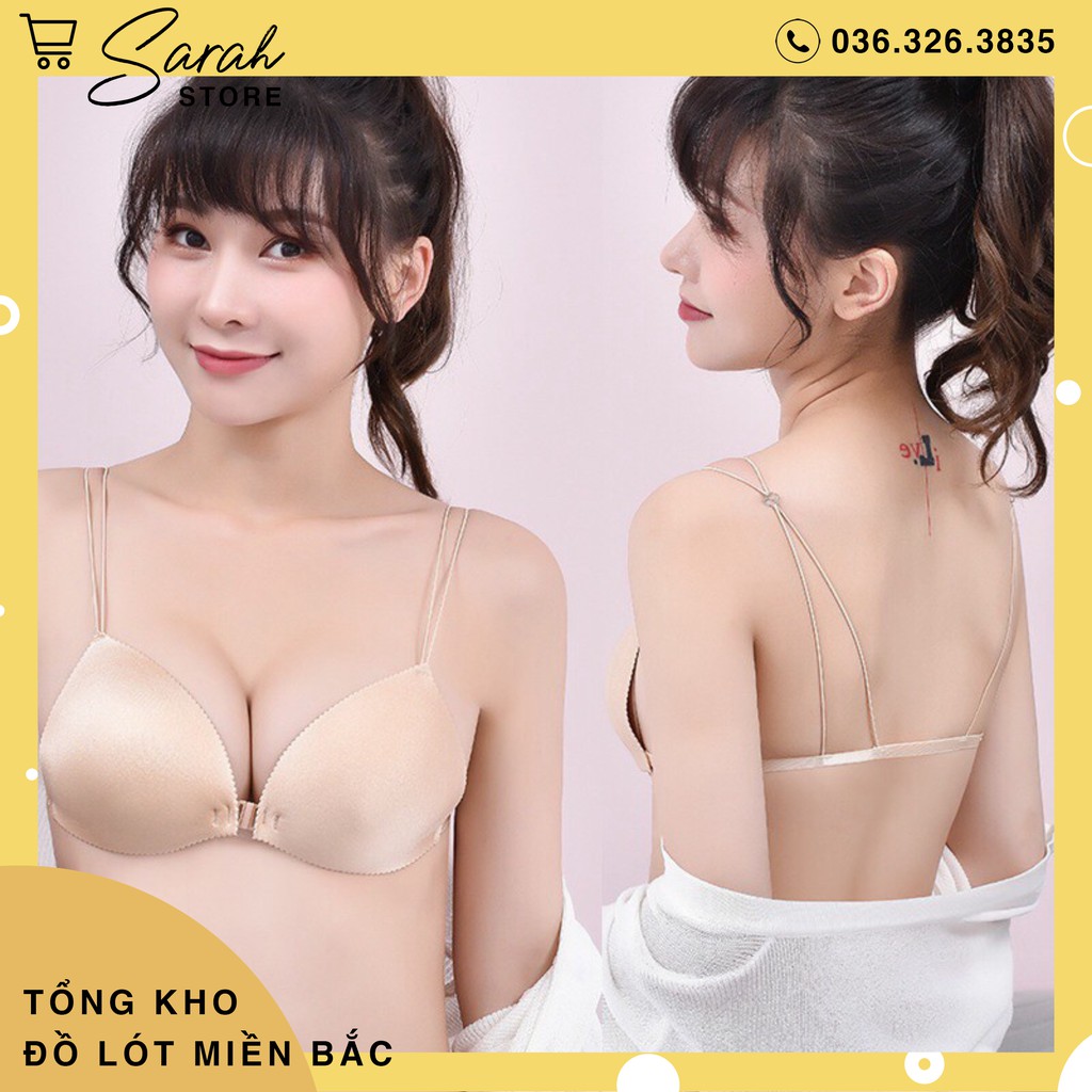 Áo Bra Đúc Su Dây Mảnh Cài Khuy Trước 820