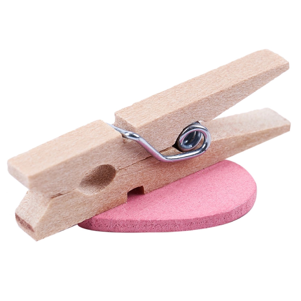 Set 20 Kẹp Ảnh Bằng Gỗ Hình Trái Tim