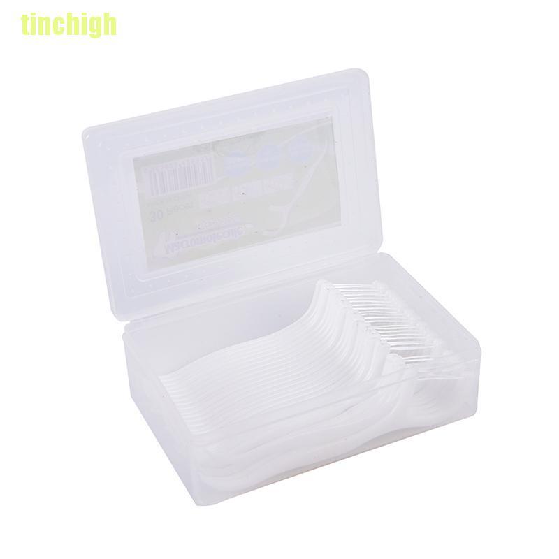 Hộp 30 Tăm Xỉa Răng Làm Sạch Tiện Dụng