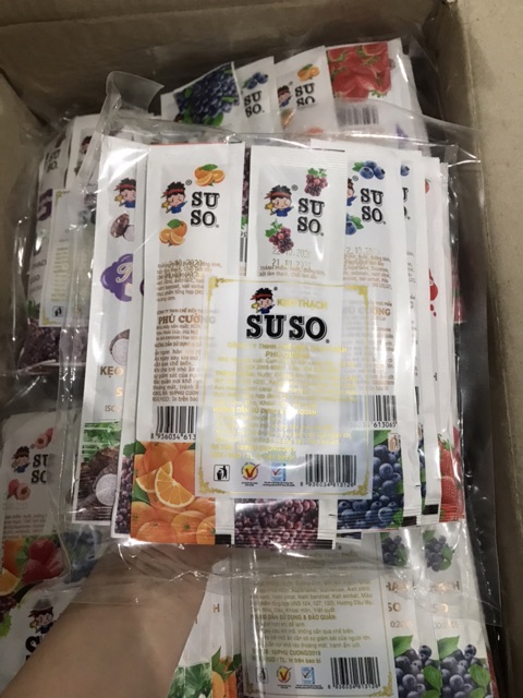 Gói 24 Kẹo thạch Suso thanh dài 800g