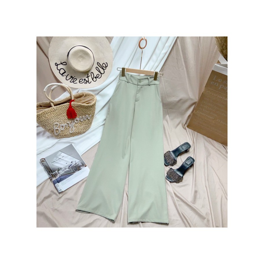 [Co size] Quần ống suôn màu trơn | BigBuy360 - bigbuy360.vn