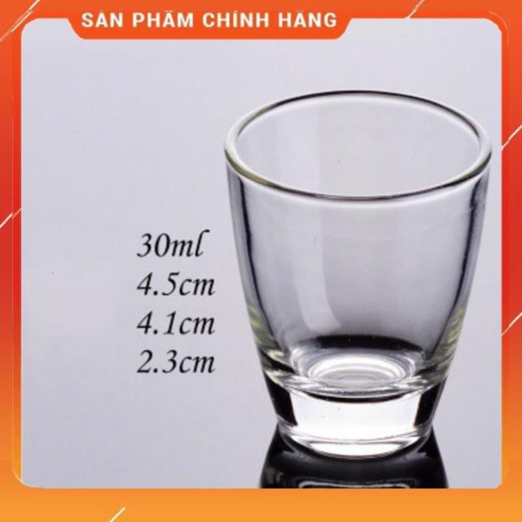 CHÍNH HÃNG -  Bộ 12 ly nhót uống rượu thủy tinh cao cấp,chén uống rượu thủy tinh