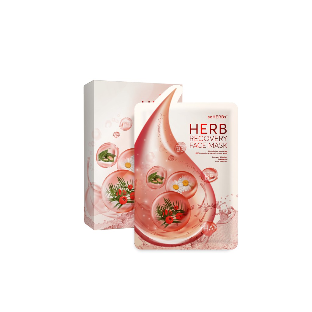 MẶT NẠ SINH HỌC HERB - HERB RECOVERY FACE MASK
