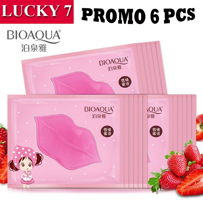 (hàng Mới Về) Set 6 Mặt Nạ Môi Bioaqua Dưỡng Ẩm Màu Hồng / Đen Phong Cách Hàn Quốc | BigBuy360 - bigbuy360.vn