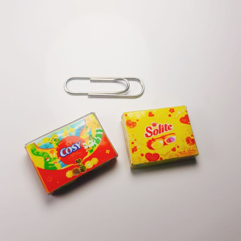 Mô hình vỏ hộp bánh Cosy, Solite, minifood