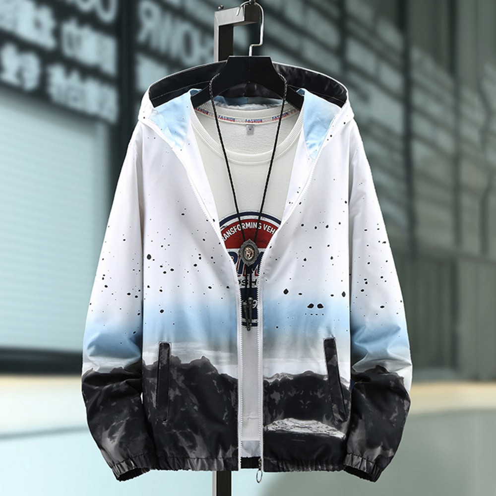 Áo Khoác Nhẹ Nam Thu Đông Mũ Trùm Đầu In Hình Phong Cảnh Hot Trend 2020 ZENKODLMEN AO KHOAC NAM 131 | BigBuy360 - bigbuy360.vn