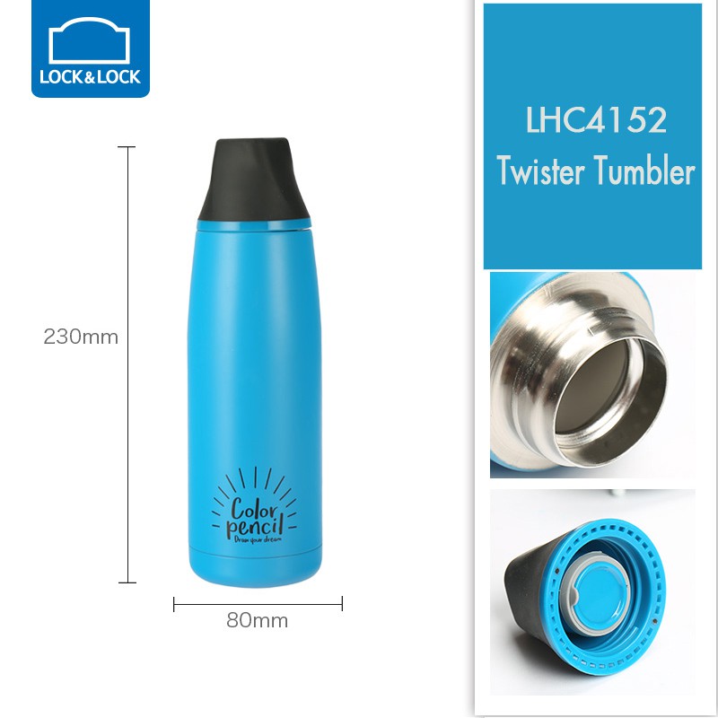 Bình giữ nhiệt Lock&amp;Lock Twister Tumbler LHC4152 450ml