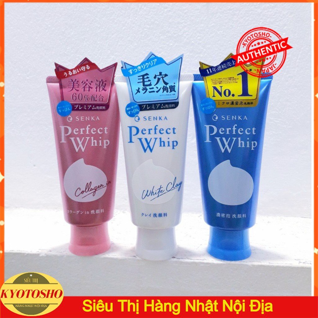 [MẪU MỚI] Sữa Rửa Mặt Senka Perfect Whip 120g - Nhật Bản