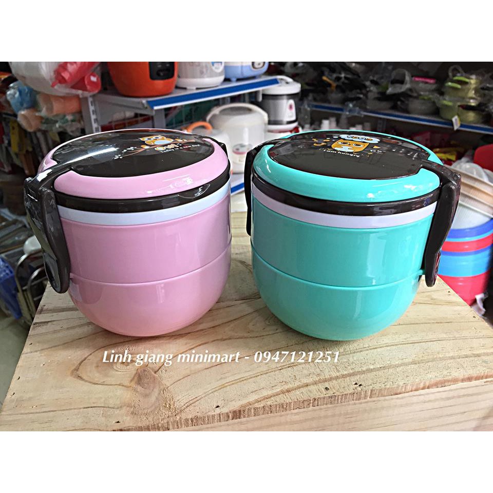 CẶP LỒNG 2 NGĂN CON CÚ 3023