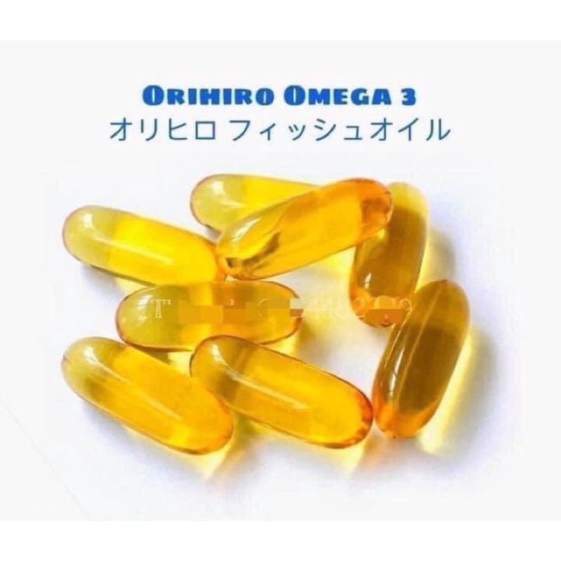 [Hàng_Nhật] Dầu cá Omega 3 Orihiro fish oil, Omega 3 EPA & DHA Ori.hiro 180 viên Nhật Bản- [HSD : 2023]