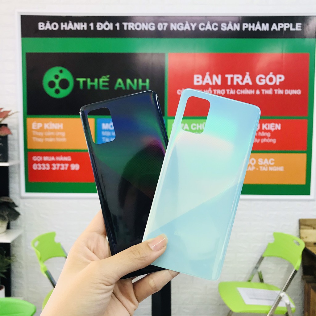 nắp lưng Samsung A71 chính hãng , bảo hành lỗi