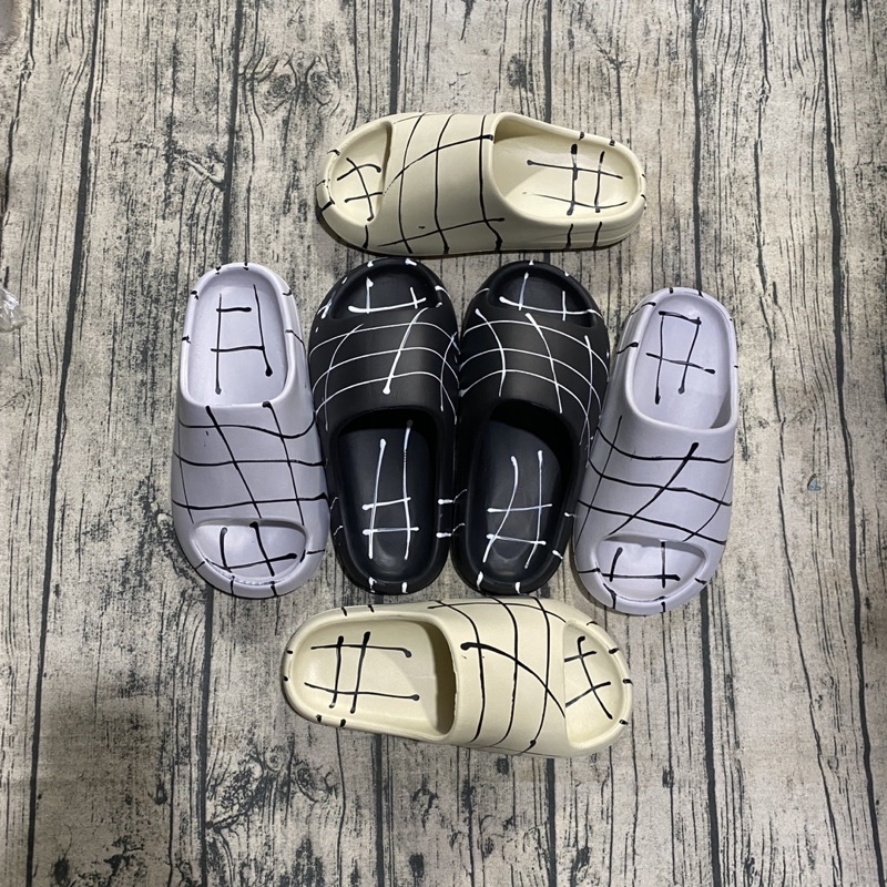 Dép bánh mì nam viền