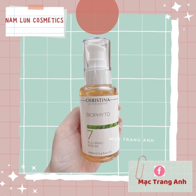 Tinh chất làm sáng da, cấp ẩm   Biophyto Alluring Serum 7