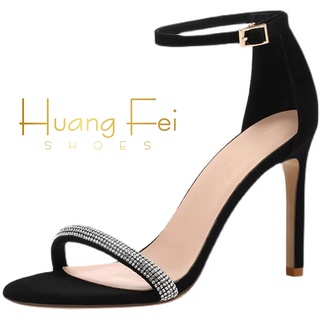 Giày sandal bít gót đính đá mã HF34 gót cao 9cm
