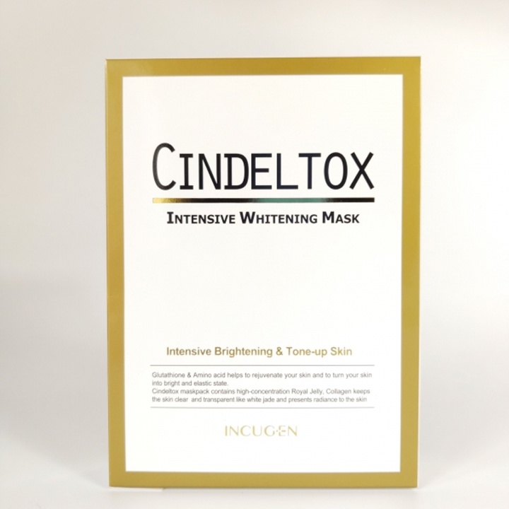Mặt Nạ Dưỡng Da Cindel Tox Intensive Whitening Mask Hàn Quốc, Mặt Nạ Chống Lão Hóa Giúp Dưỡng Trắng Da Chuyên Sâu