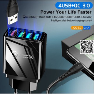 Bộ Sạc Nhanh 4 Cổng USB 1124