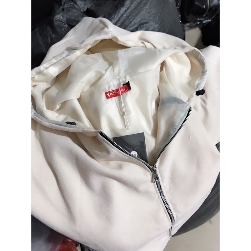 Áo Khoác Dạ Tại Gấu 2 Lớp Siêu Dày Mịn