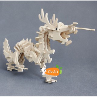Mô hình lắp ráp gỗ 3D Con rồng
