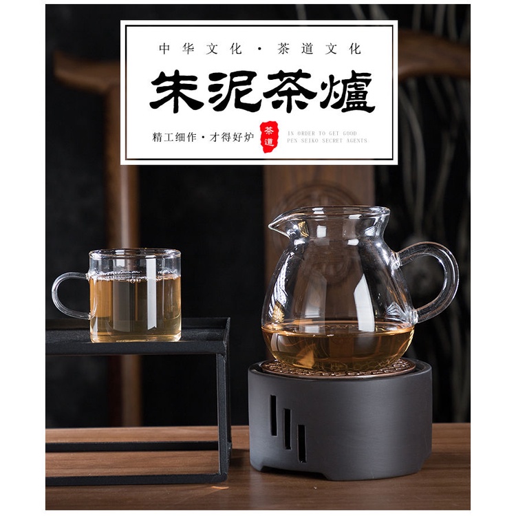 Đế Nến Gốm Hâm Nóng Ấm Trà Kung Fu Dùng Trong Lễ Hội Zero Mat Kim Loại NQYB
