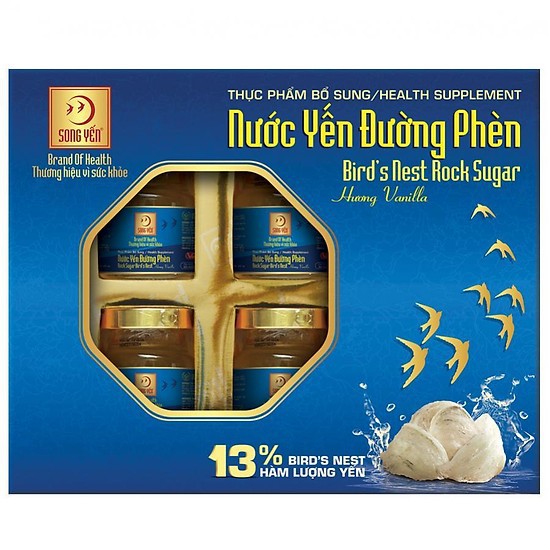 CÁC DÒNG NƯỚC YẾN SONG YẾN TỔ YẾN 13%