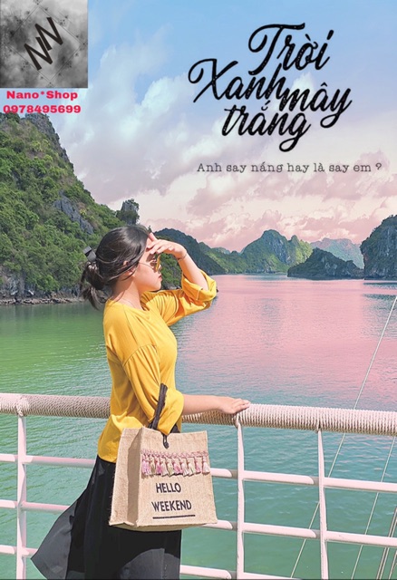 [Mã FAMAYWA2 giảm 10K đơn 50K] [Sẵn Hàng] Túi Cói HELLO WEEKEND Mẫu Mới Siêu Hot | BigBuy360 - bigbuy360.vn