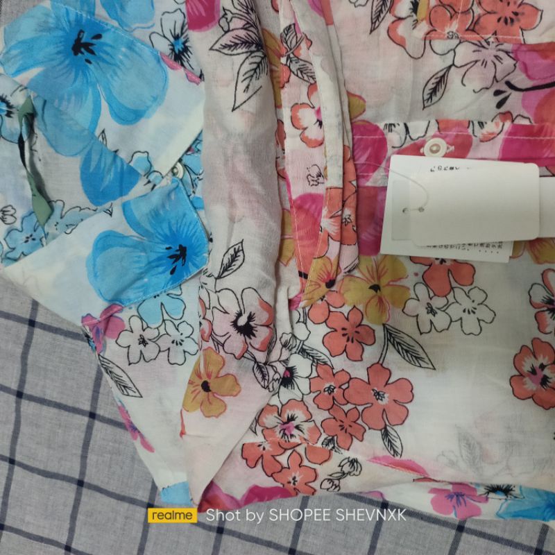 Sơ mi thô hoa xuất dư vnxk