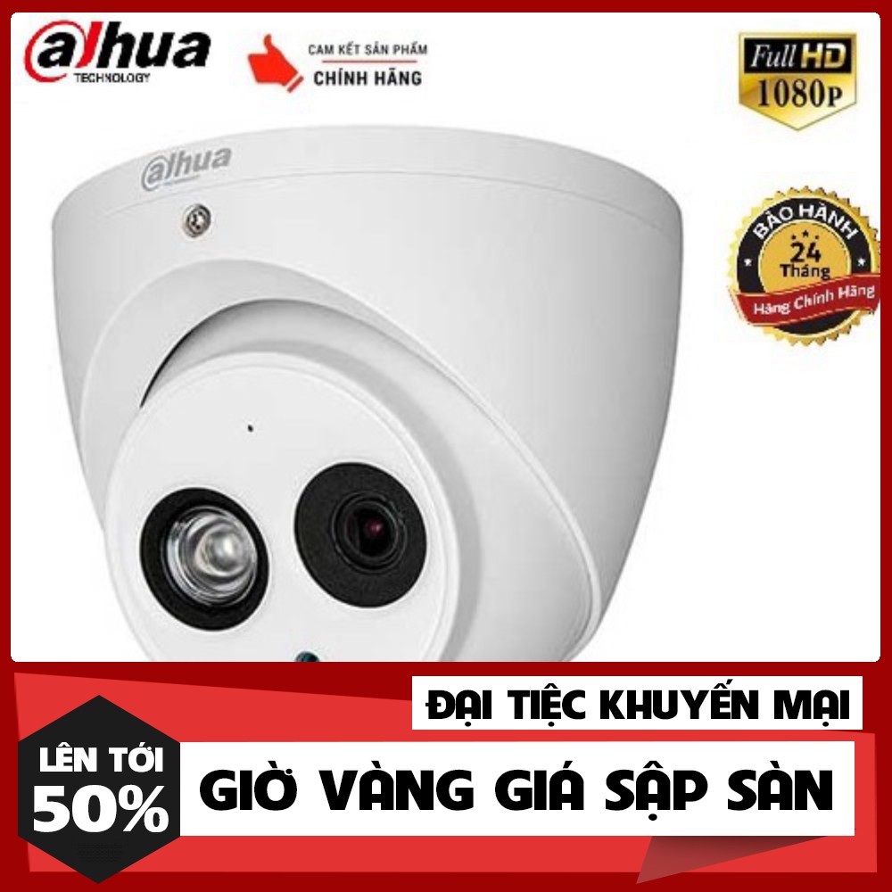 🍀 Camera Dahua 4 Mp DH-HAC-HDW1400EMP-S2 1080P - Hồng ngoại 50m - Hàng chính hãng 100%.