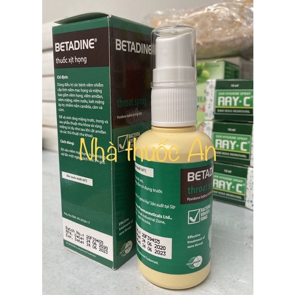 Betadine xịt họng 50ml