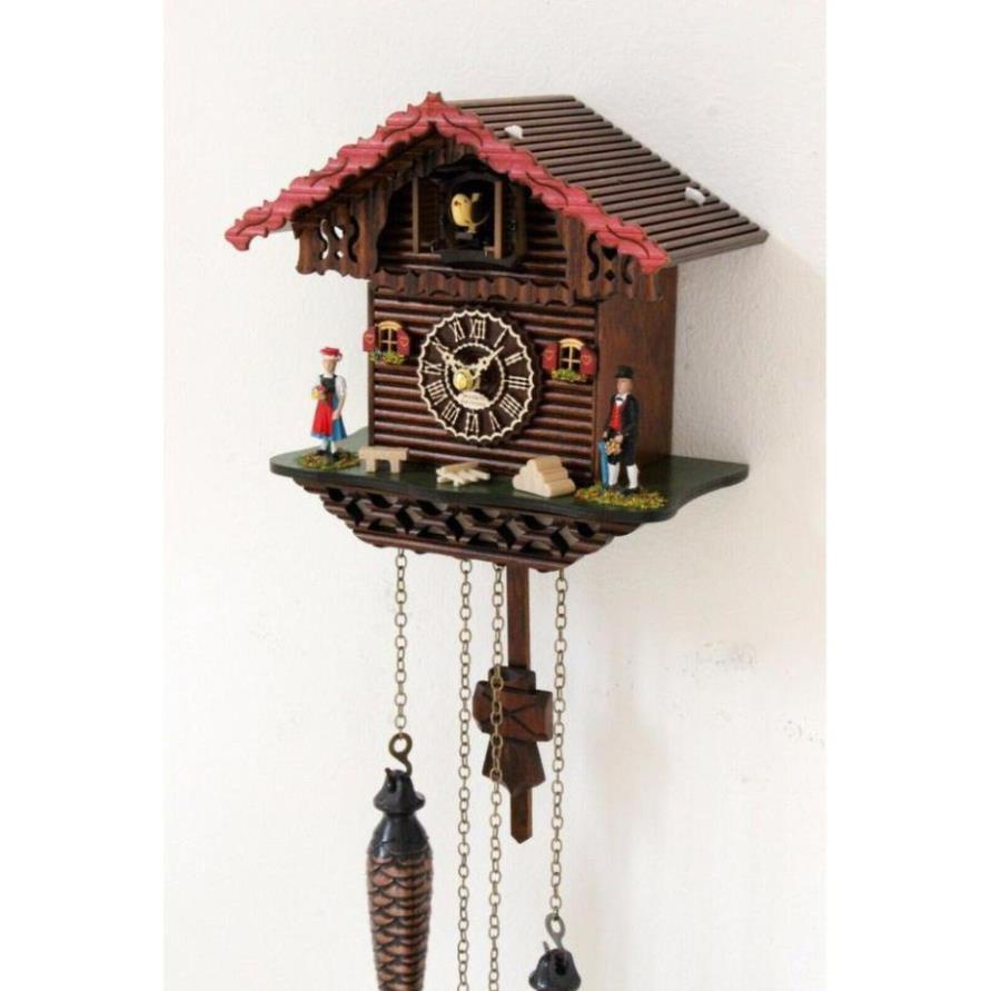 Đồng Hồ Cuckoo Clockvilla Hettich Uhren HE20 Cặp Đôi Rừng Đen chính hãng