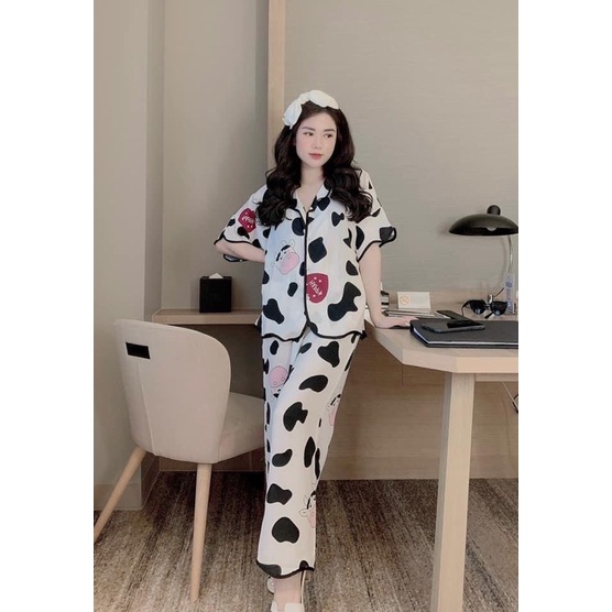 [RẺ VÔ ĐỊCH]-[SHOP UY TÍN] ĐỒ BỘ PIJAMA FORM CÁNH DƠI SÓNG QUẦN DÀI CHẤT MANGO SIÊU MƯỢT MÁT❤️❤️