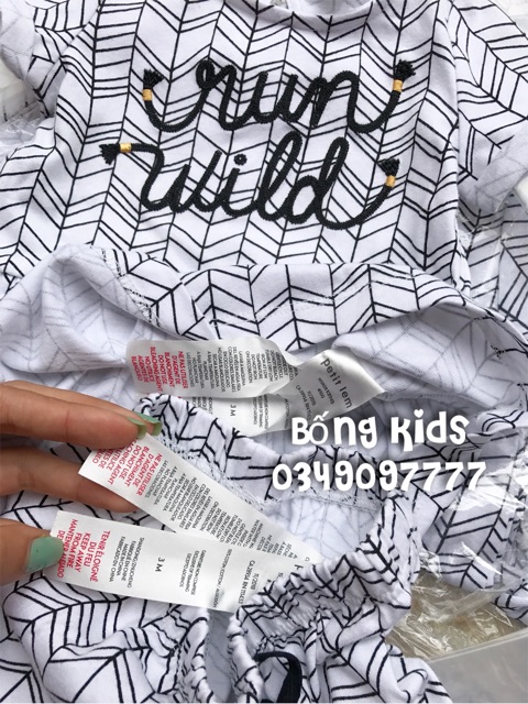 Bộ Hè Bé Gái Run Wild petit lem
