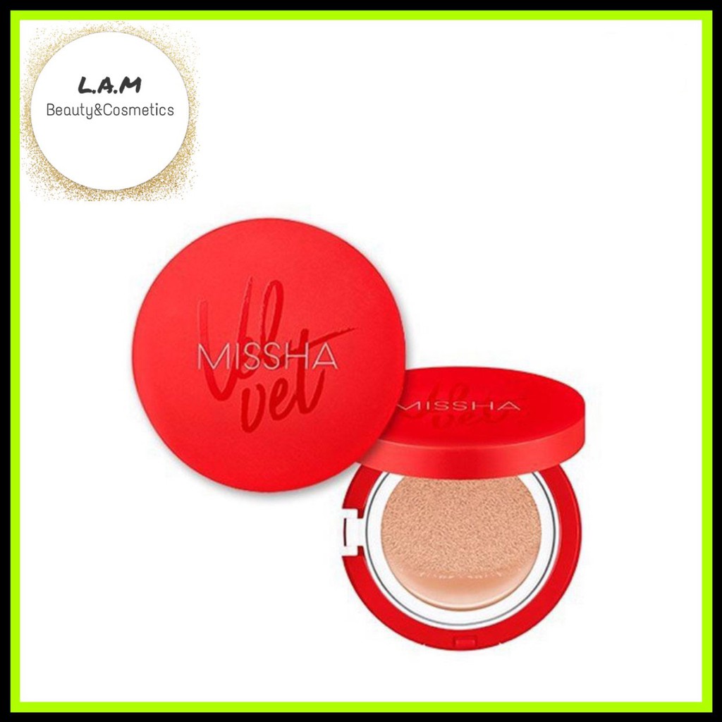 Phần Nước Missha Velvet Finish Cushion SPF50+ PA+++(Màu Đỏ) | BigBuy360 - bigbuy360.vn