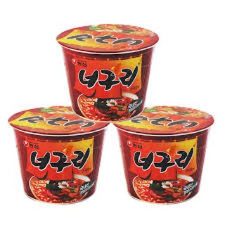 Combo 3 hộp mỳ Neoguri gấu trúc vị cay - bát giấy 111gr*3 - Nongshim-Hàn Quốc