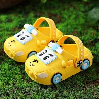 Giày xăng đan AYUER đế mềm chống trượt hình xe ô tô dễ thương dành cho bé