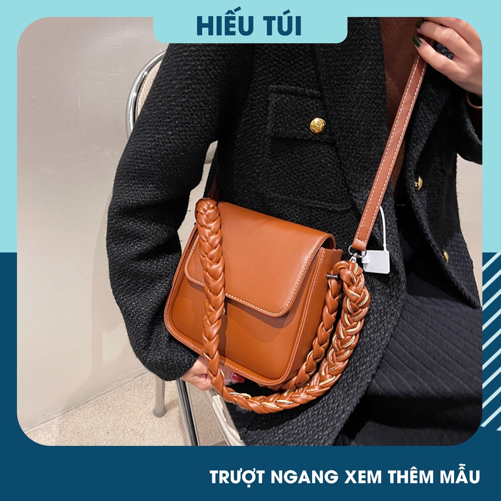 Túi mini đeo chéo nữ đẹp quai đan đi chơi cao cấp dễ thương thời trang nhỏ gọn Hiếu Túi HT176