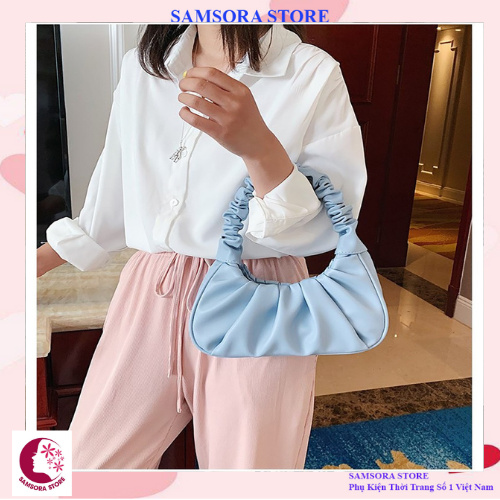 Túi kẹp nách nữ tay bèo nhẹ nhàng đi chơi phong cách hàn quốc trenddy  Samsora store TDC2128