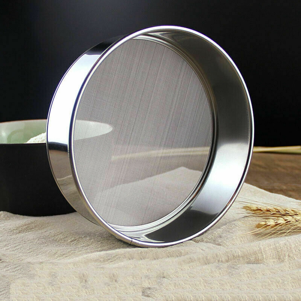 Dụng Cụ Rây Bột Bằng Thép Không Gỉ Tiện Dụng Cho Nhà Bếp