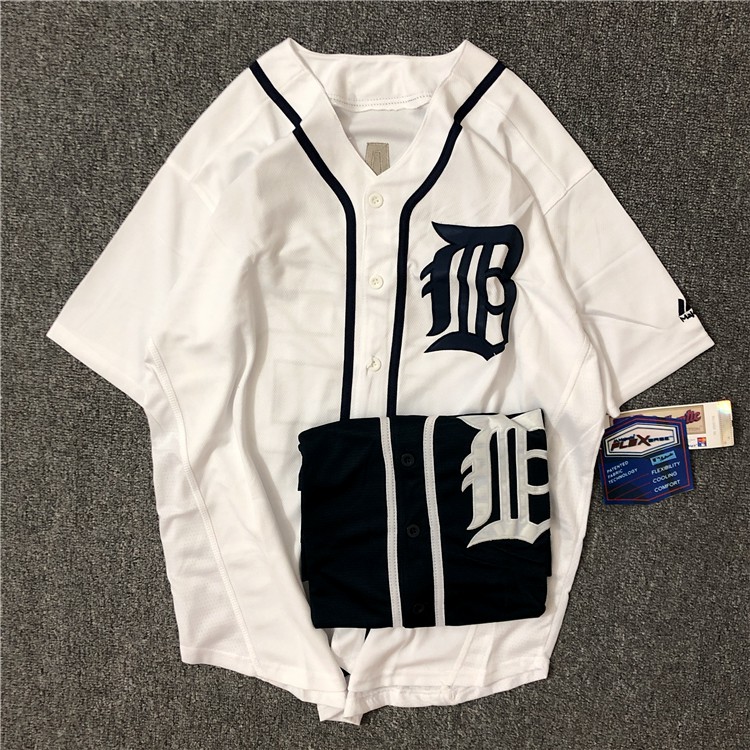 BASEBALL UPTON WHITE/NAVY BLACK NEW JERSEY FORM 45-120KG