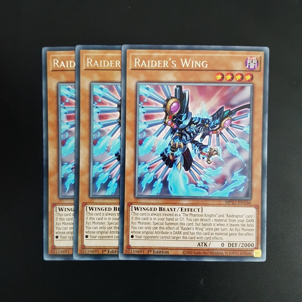 Lá bài Raider's Wing - MP21-EN166 - Rare 1st Edition
