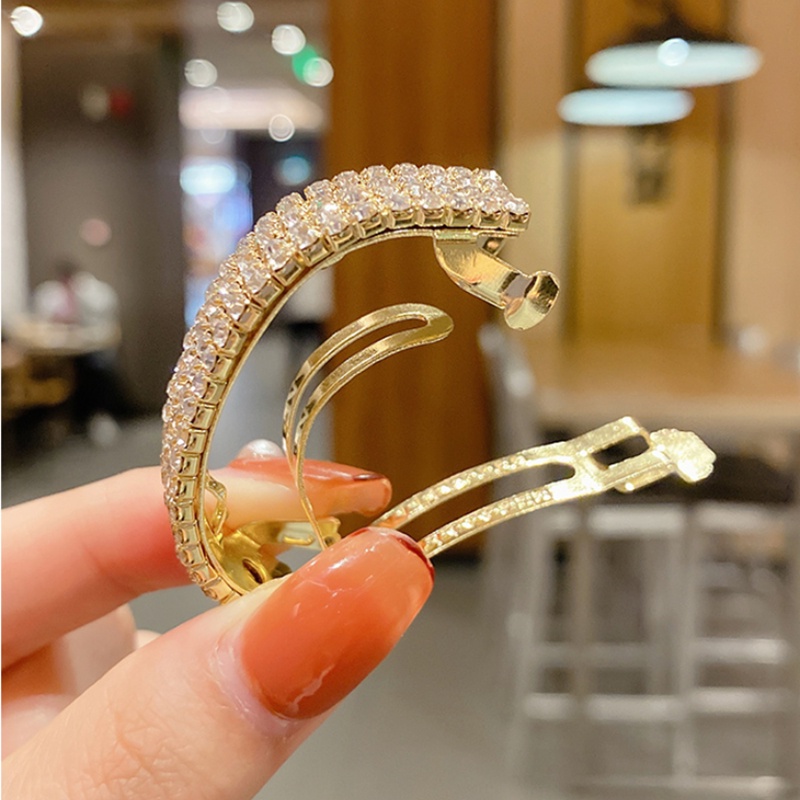 Kẹp tóc đính đá kiểu dáng thời trang cho nữ