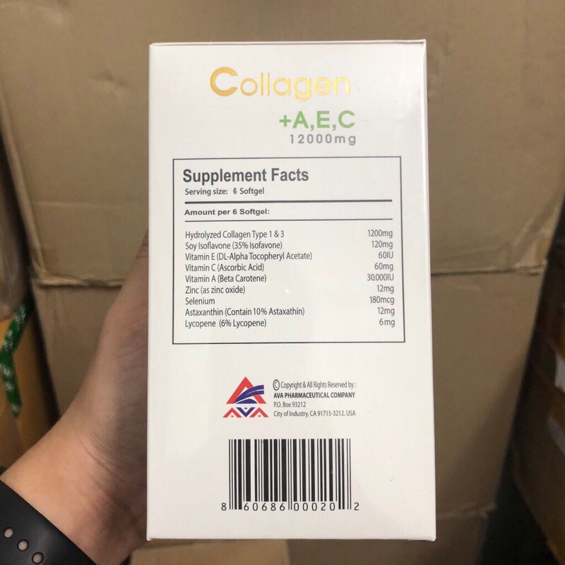 (hàng chính hãng/ date 2023) viên uống làm đẹp colagel ahlozel 180 viên | BigBuy360 - bigbuy360.vn