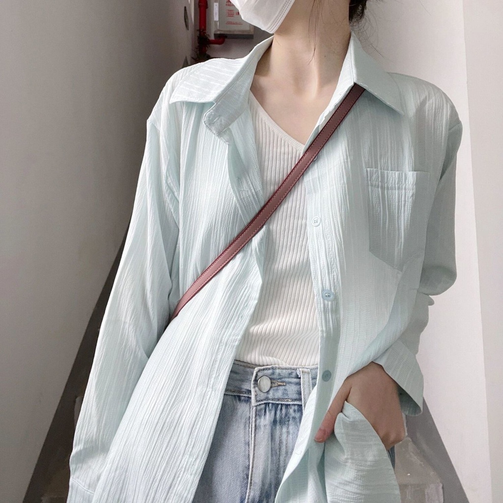 Áo Khoác Cardigan Dài Tay Chống Nắng Thời Trang Mùa Hè Cho Nữ