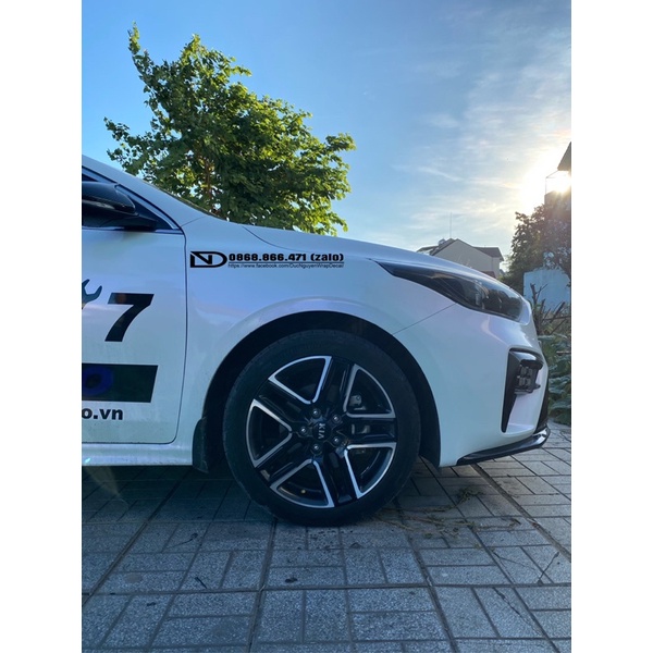 Decal dán mâm Cerato 2019,2020,K3 (5bánh)