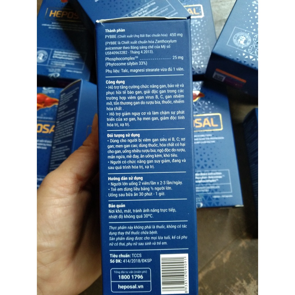 Heposal TPCN tăng cường chức năng gan