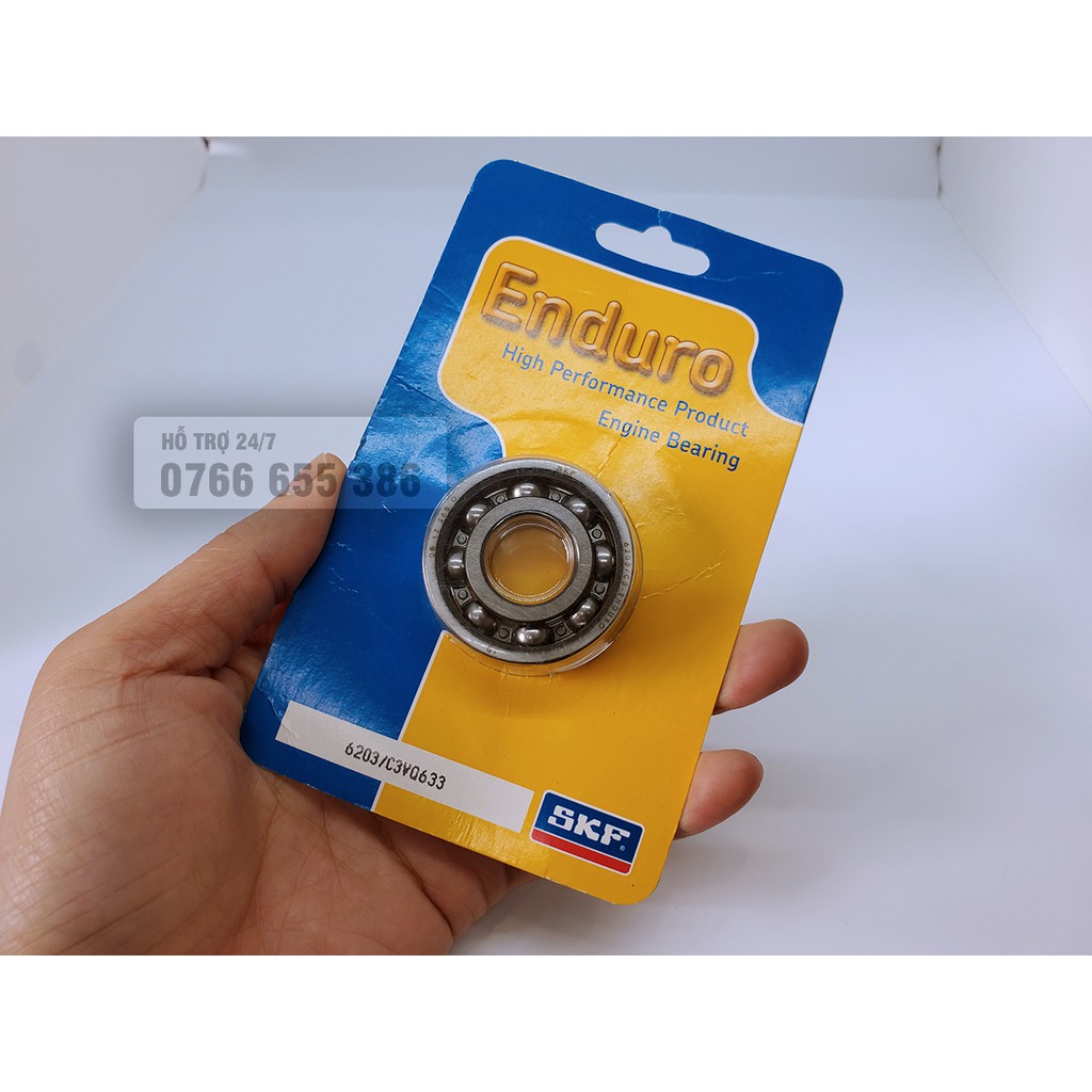 Bạc đạn SKF Enduro 6203/C3VQ633 - Dành cho xe máy